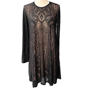 BCBGMaxAzria Nataly Black Lace Dress Size Medium